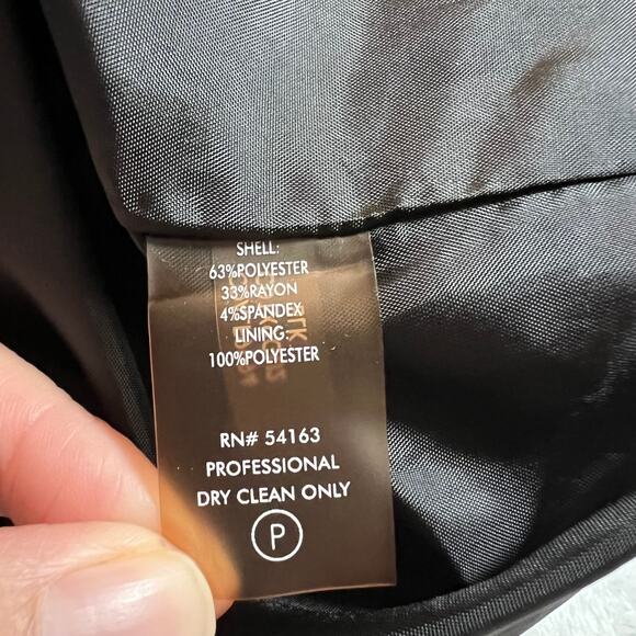 Calvin Klein Cowl Neck Sheath Dress Size 10 Cap Sleeve Knee Length Career - Picture 8 of 11